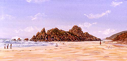 Big Sur Julia Pfeifer, Monterey Bay Beach Ocean Art Print