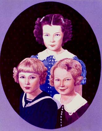 The Sisters, Portrait Painting By Acrylic Artist Greg Fetler